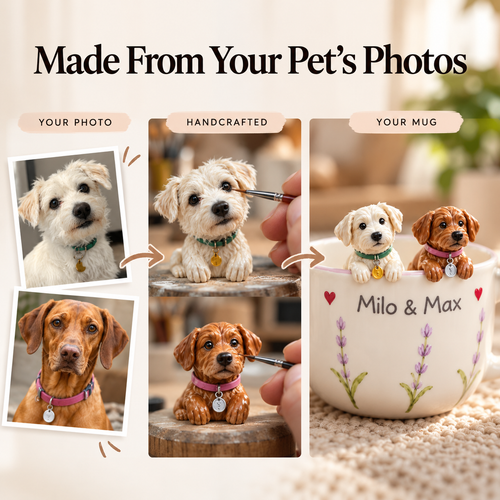 Handmade - Personalized 3D Pet Mug