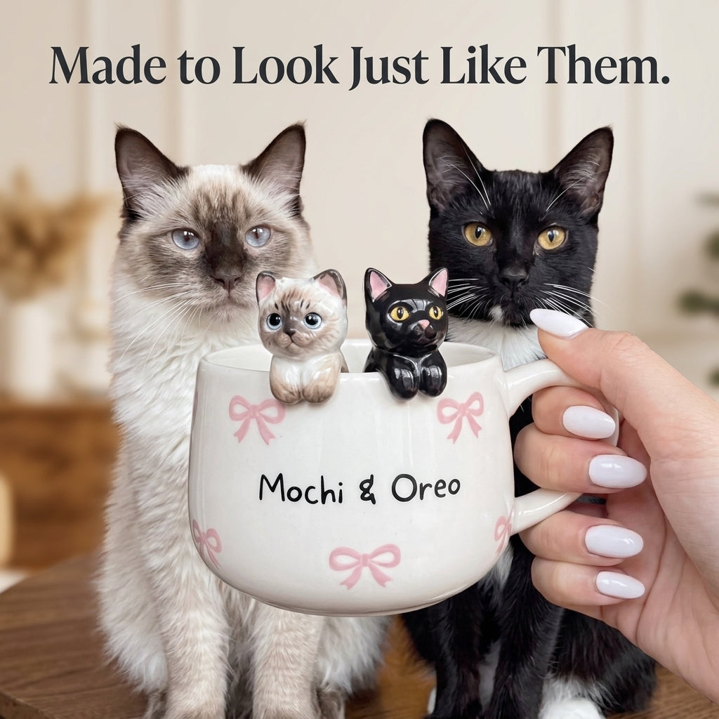 Handmade - Personalized 3D Pet Mug